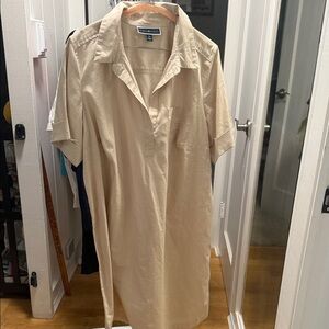 Karen Scott Women's Cream Midi Dress